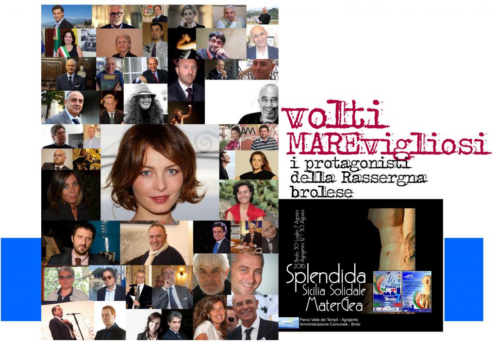 VOLTI MAREVIGLIOSI – Il chi c’è alla Rassegna Brolese che apre i suoi battenti oggi pomeriggio
