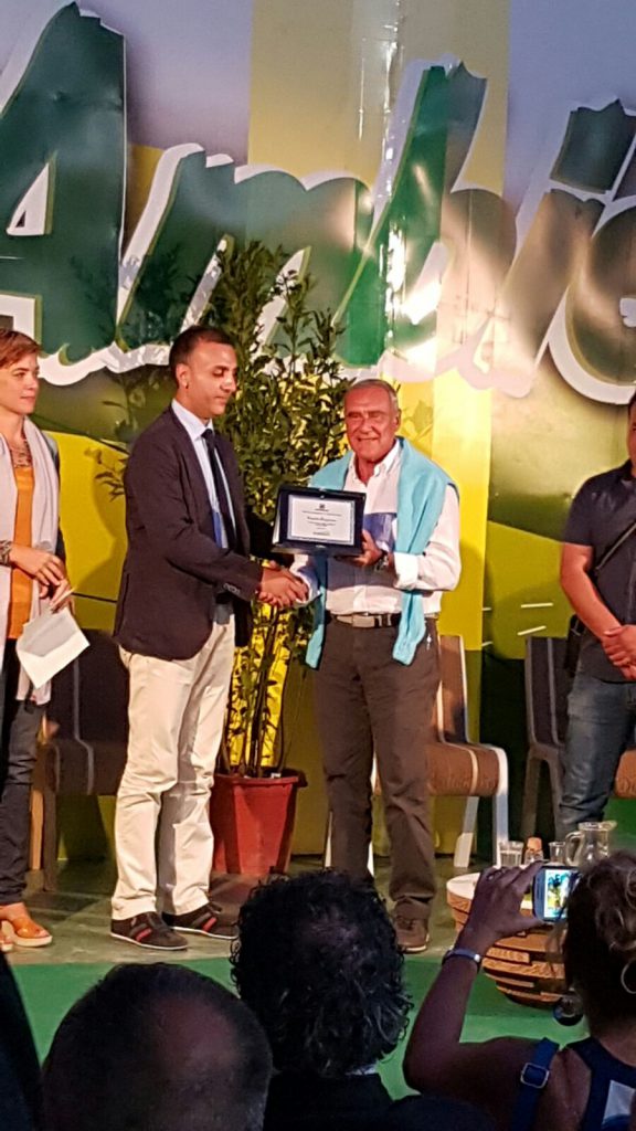 DANIELE MANGANARO – Anche il Premio per l’impegno per la lotta all’ecomafia al Festival Nazionale di Legambiente