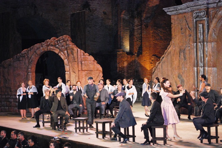 TAORMINA OPERA STARS – Obiettivi delle telecamere “BBC” puntati su “Cavalleria rusticana”