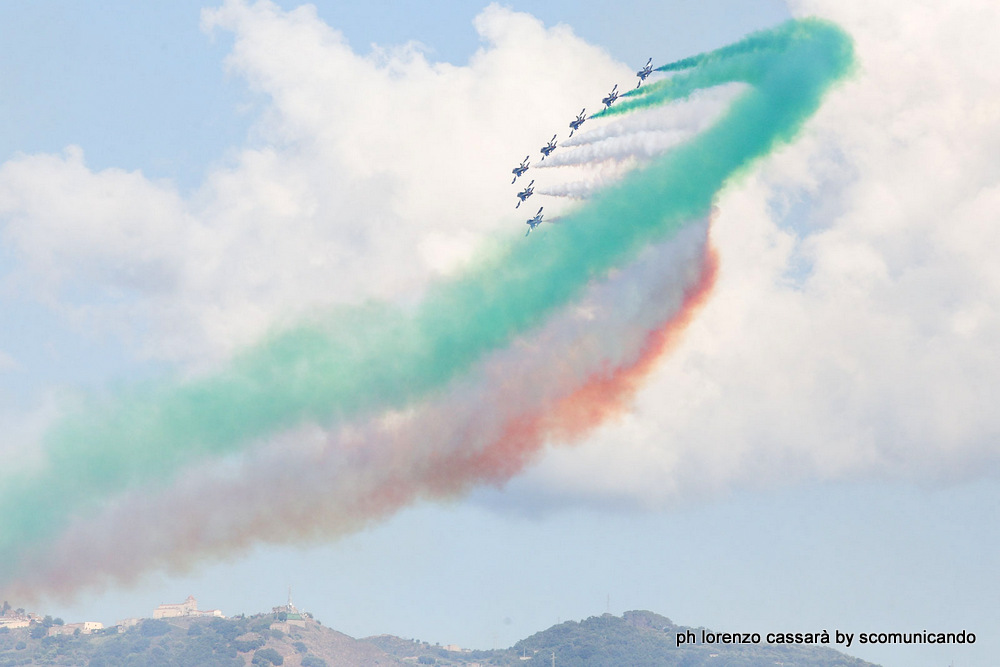 PATTI – Dal 17 al 20 agosto il simulatore delle Frecce Tricolore per il Centenario dell’Aeronautica Militare