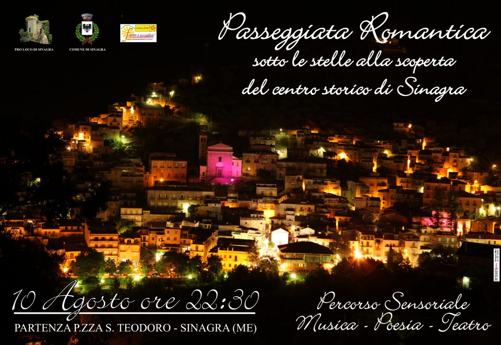 SINAGRA – Passeggiata romantica sotto le stelle alla scoperta del centro storico