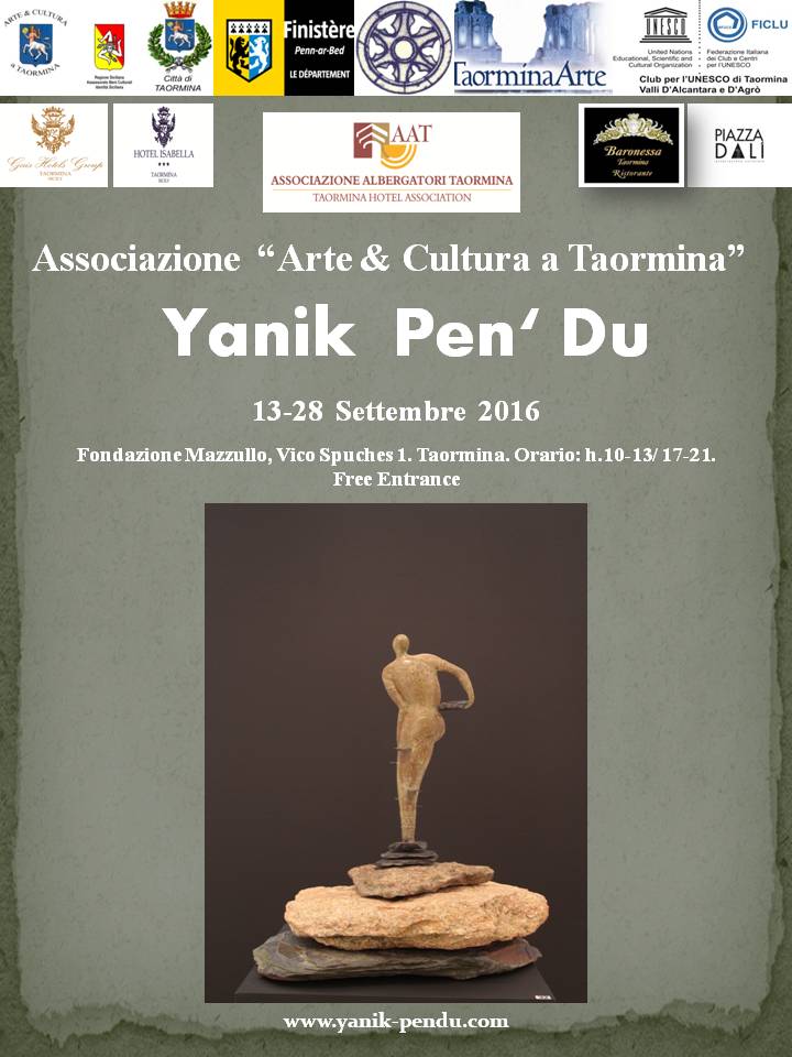 ARTE&CULTURA A TAORMINA – Personale di Yanik Pen’du