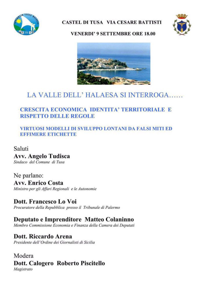 TUSA – “La Valle dell’Alesa si interroga…”