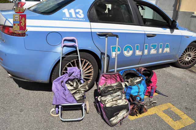 MESSINA – 148 kg d’acciaio e rame nei trolley