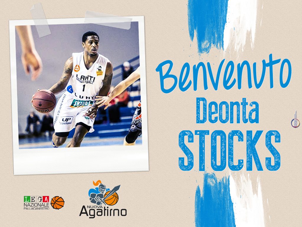 BASKET – Nuova Agatirno, Deonta Stocks è il primo USA della storia