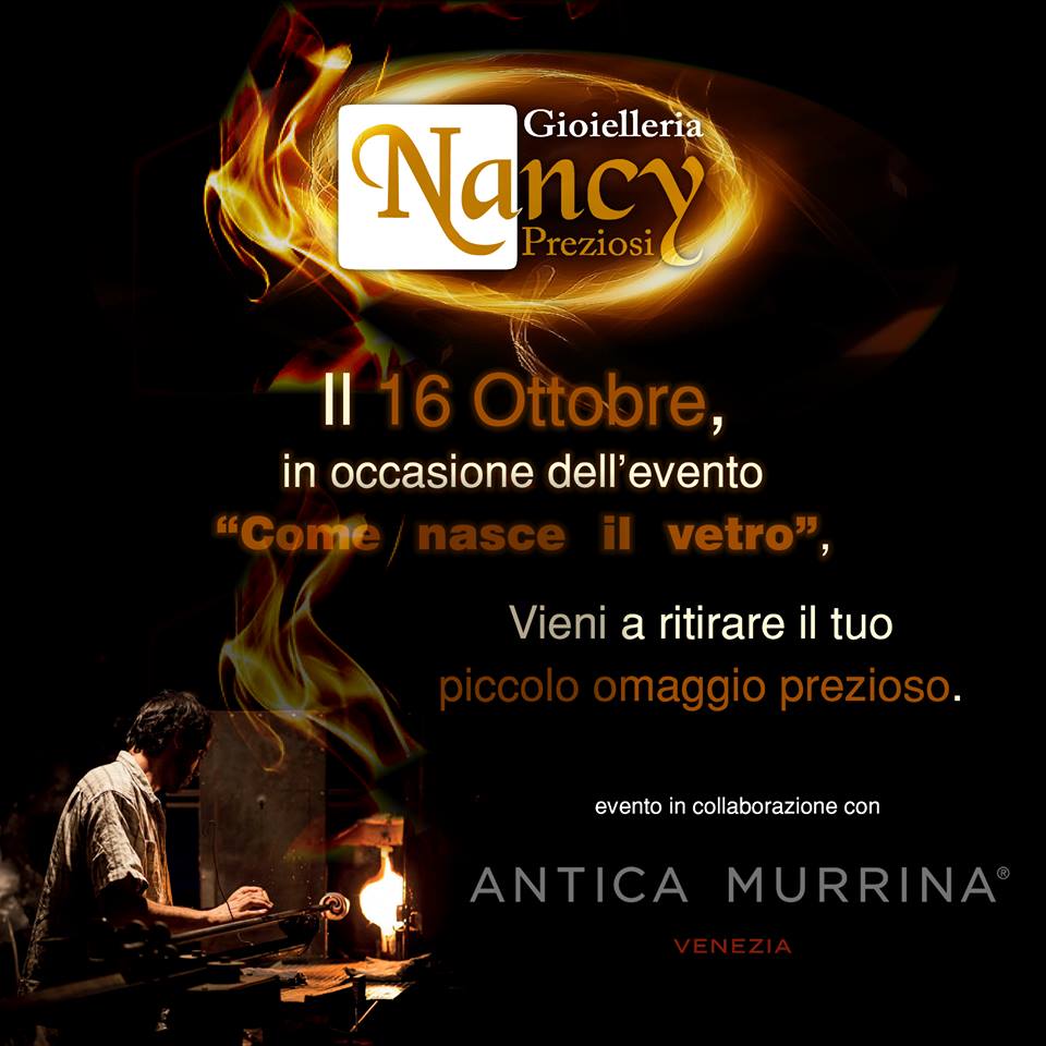 GLIACA DI PIRAINO – La magia del vetro, di Nancy preziosi & Antica Murrina Veneziana