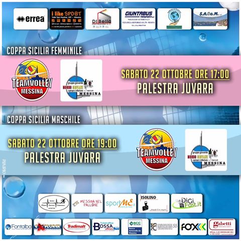 VOLLEY – Coppa Sicilia: doppio impegno casalingo per il Team Volley Messina