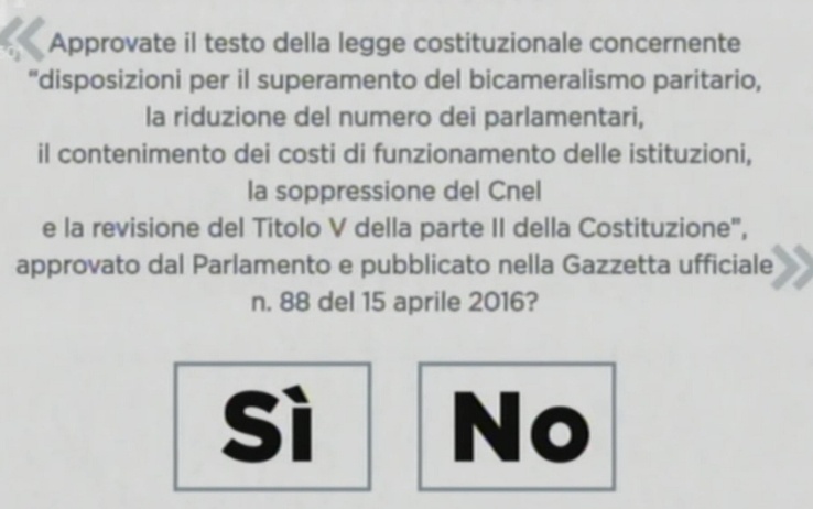 REFERENDUM – Per il Tar è inammissibile il ricorso sul quesito