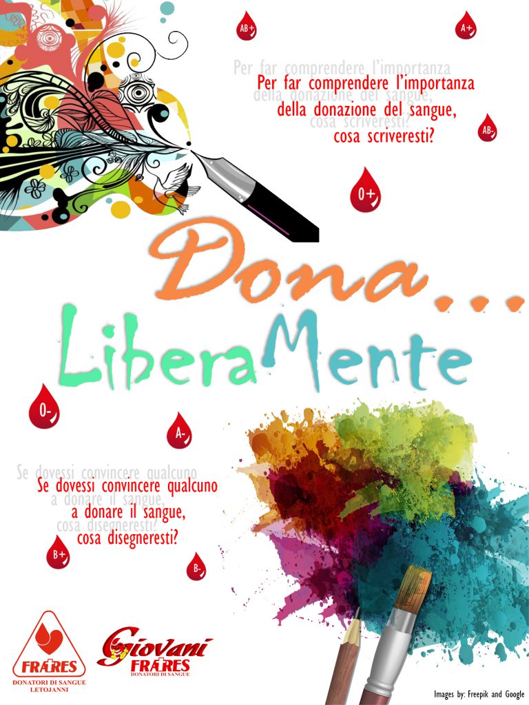 LETOJANNI – “Dona LiberaMente”, un progetto di sensibilizzazione dei Giovani   Fratres