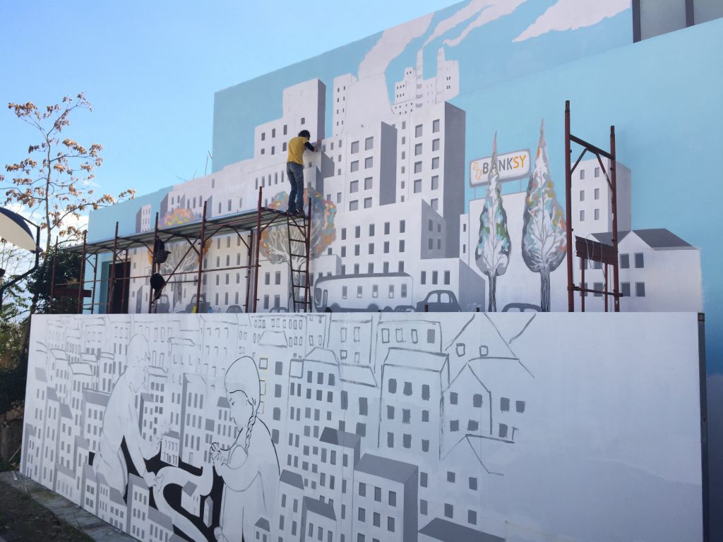 MESSINA – Inaugurazione del triplo murale “Germe” di MaCa