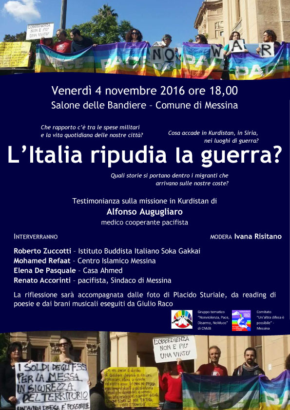 CMdB – L’Italia ripudia la guerra?