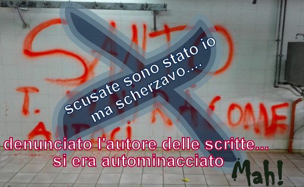 NON CI SONO PAROLE – Erano inventate le minacce scritte sui muri del mattatoio di Troina