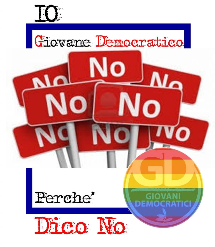 DIBATTITO INTORNO AL REFERENDUM – Perché un Giovane Democratico dovrebbe votare NO
