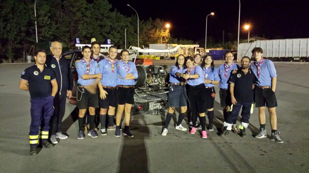 CAPO D’ORLANDO – Scout in visita alla Protezione Civile e cantiere del porto