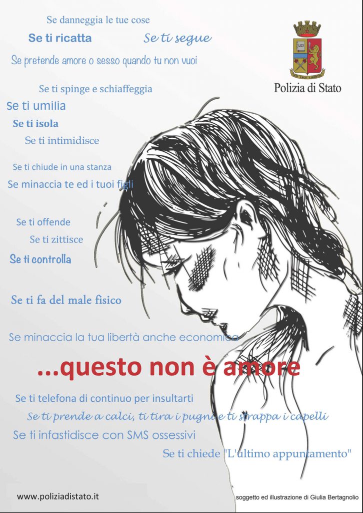 #questononèamore – La Polizia di Stato con le donne contro la violenza