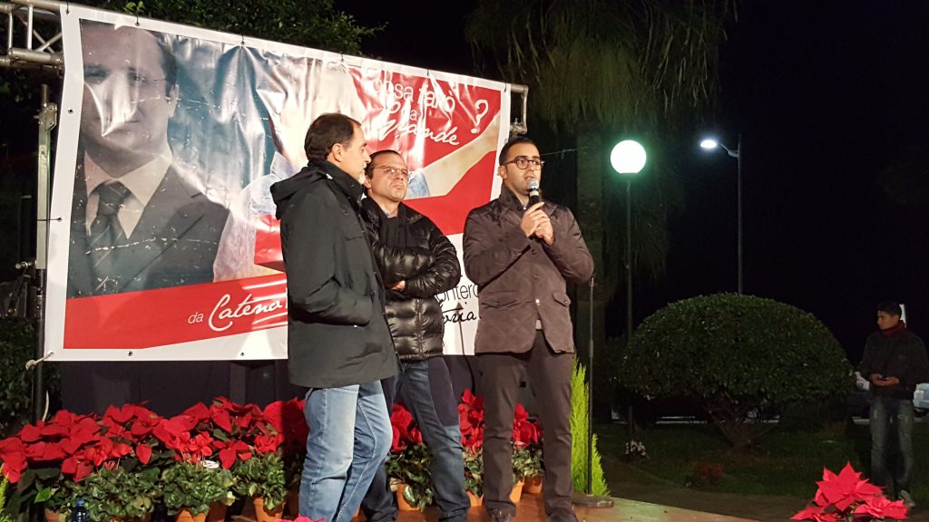 S. TERESA DI RIVA – De Luca scende in piazza : Ripartiamo!