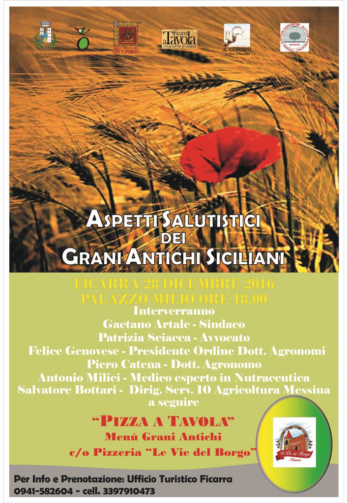 FICARRA – Convegno sui grani siciliani