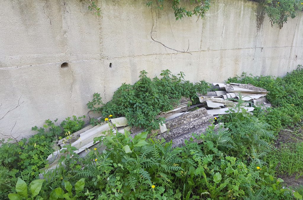 LEGAMBIENTE LONGANO – Rodì Milici, cemento amianto in località S.P.93ter Contrada Case Bruciate