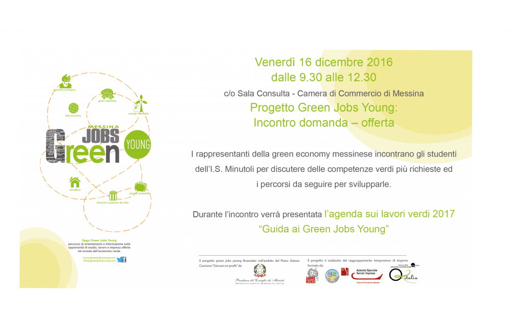 MESSINA – Camera Commercio “Green Jobs Young”