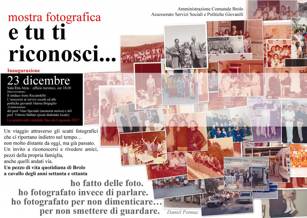MOSTRE – Le foto di come eravamo a cavallo degli anni Settanta e Ottanta a Brolo