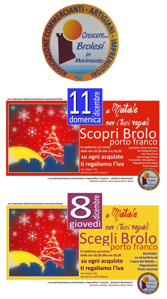 NATALE RISPARMIOSO – Brolo “porto franco”