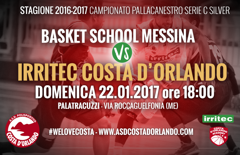 IRRITEC COSTA D’ORLANDO – Basket School l’avversaria Costa della diciassettesima giornata
