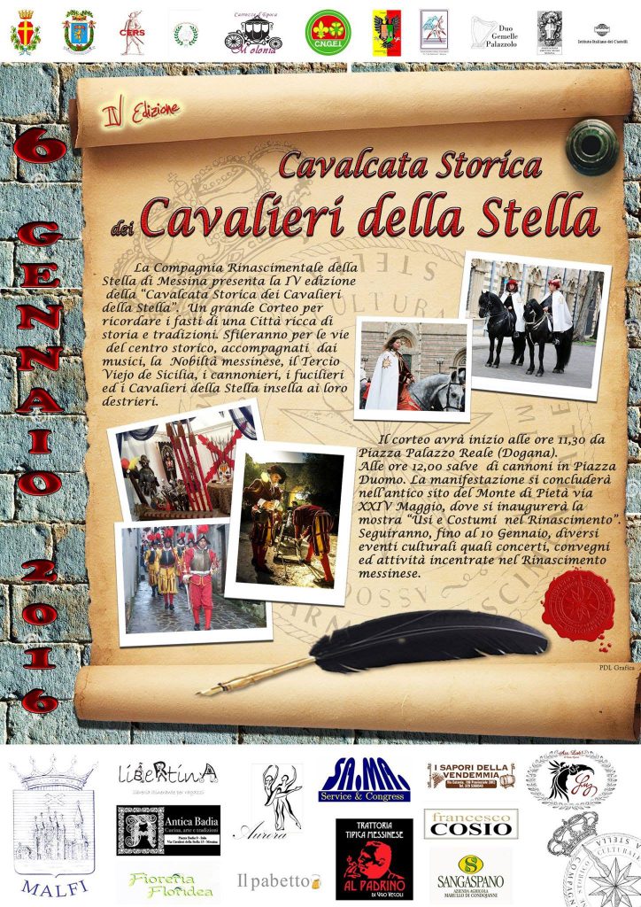 MONTE DI PIETÀ – Mostra di armature e costumi in occasione della V edizione della “Cavalcata storica dei Cavalieri della Stella”
