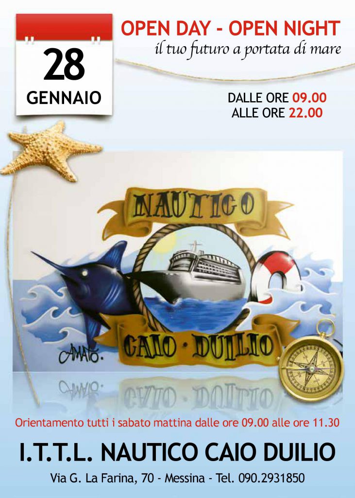 MESSINA – Al Caio Duilio è di nuovo tempo di “Open day-Open night”