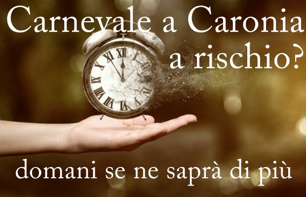 CARNEVALE A RISCHIO? – A Caronia, Alessandro Magistro, lancia l’allarme