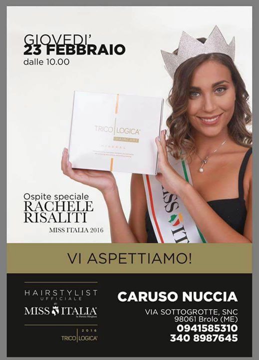 APPUNTAMENTI – Miss Italia a Brolo.. e poi il bruch con lei: Rachele Risaliti