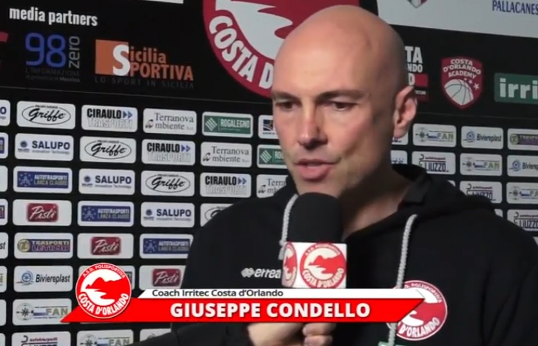 IRRITEC COSTA D’ORLANDO – Condello: l’obiettivo, chiudere il campionato imbattuti