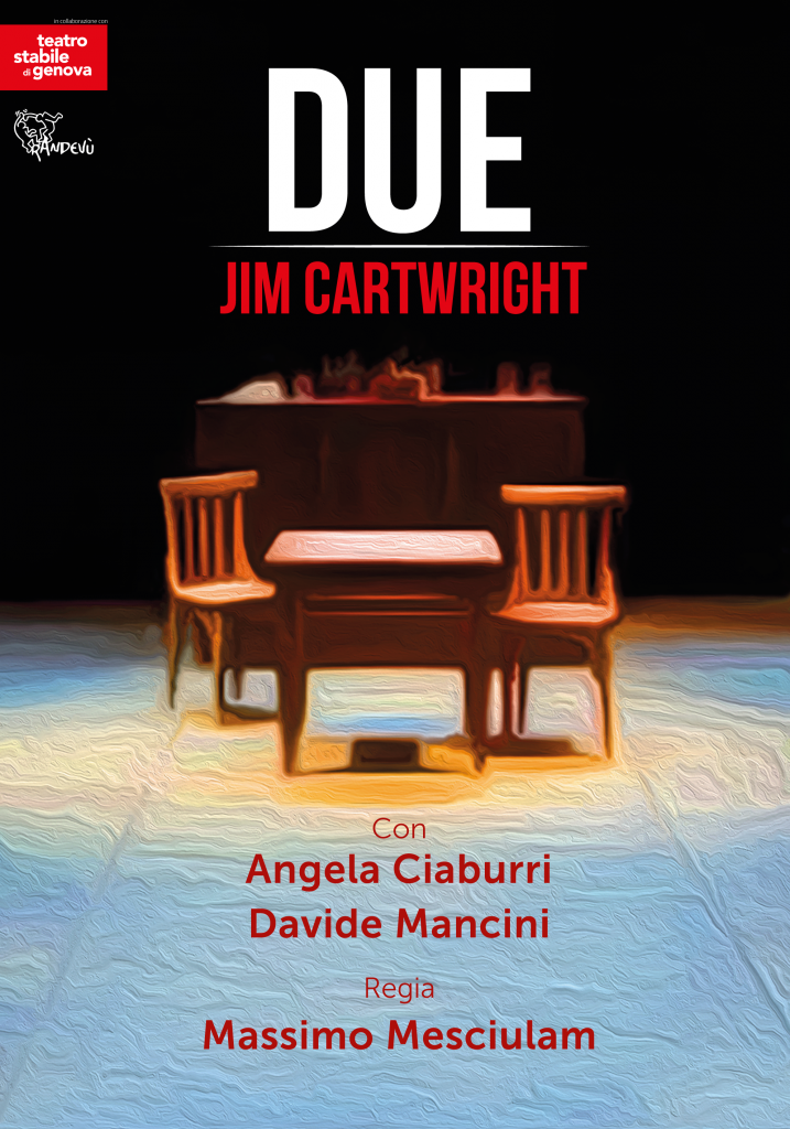 TEATRO – ‘Due’ di Serena Zampolli al Teatro dei 3 Mestieri  di Messina