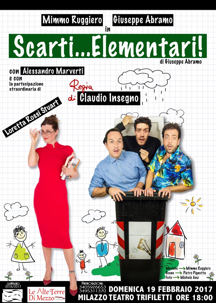 TEATRO – Al Trifiletti di Milazzo “Scarti Elementari”