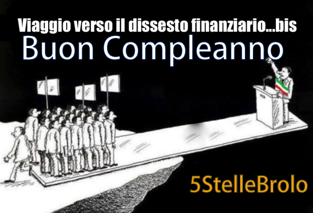 5STELLE BROLO – Buon Compleanno dissesto!