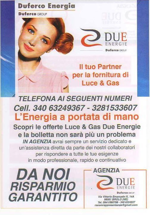 AZIENDE – Anche a Brolo c’è Due Energie soluzioni luce e gas