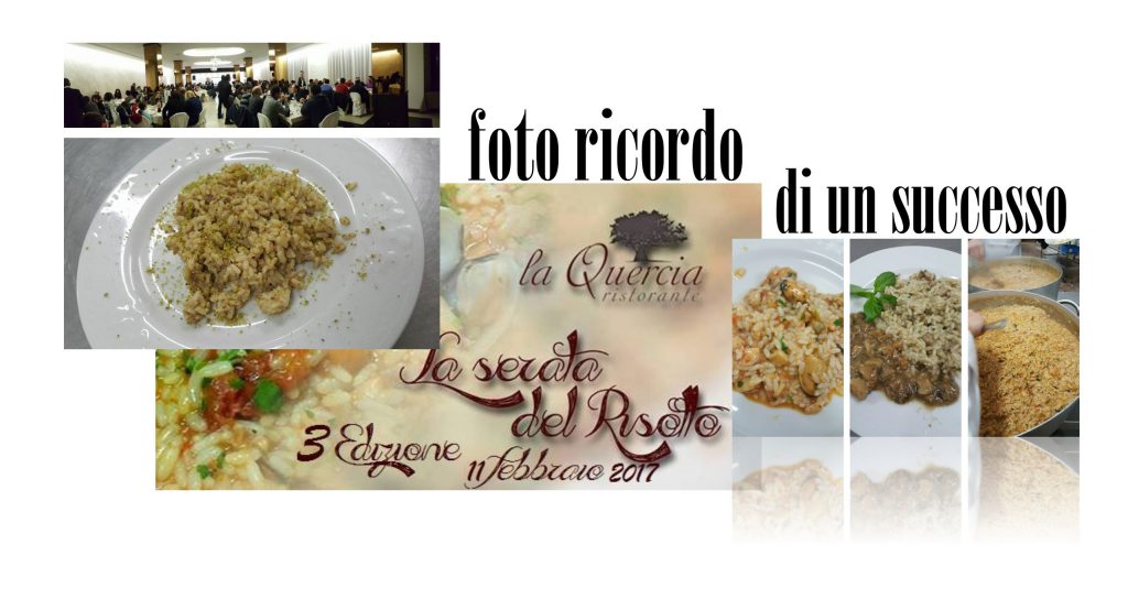 PROMOZIONI GUSTOSE – Il successo della Festa del Risotto a La Quercia di Brolo