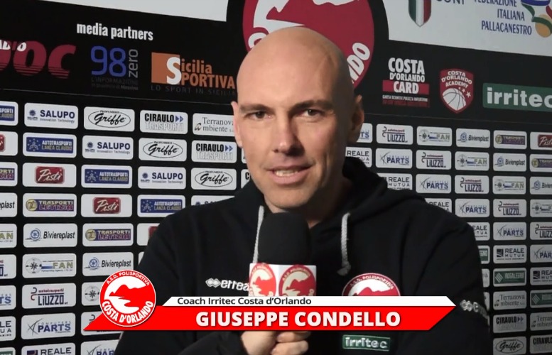 IRRITEC COSTA D’ORLANDO – Coach Condello analizza la gara giocata contro la Pallacanestro Silvi