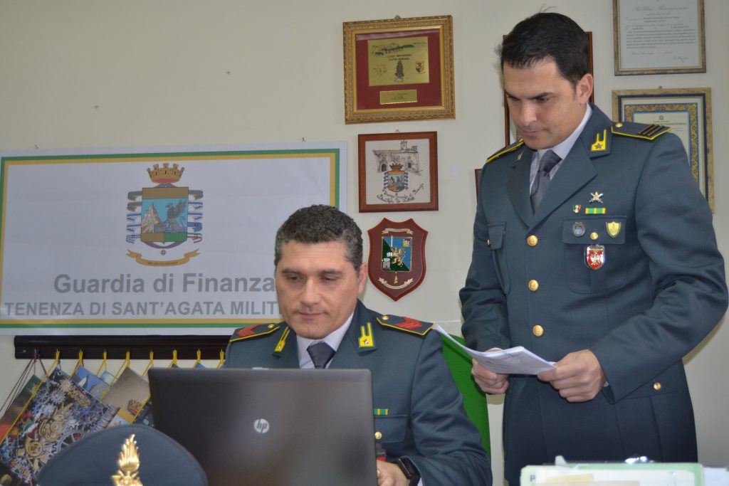 SANT’AGATA DI MILITELLO – Sequestrati beni per oltre 380.000 euro