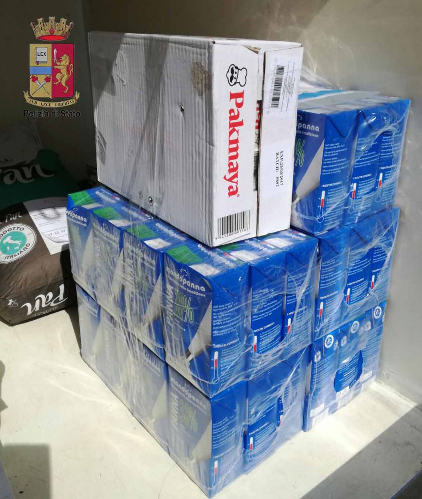 BARCELLONA P.G. – Sequestrati burro e latte destinati a bar e rosticcerie