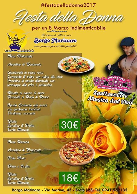 DONNE AL “BORGO” – L’8 Marzo a Brolo … protagoniste della serata