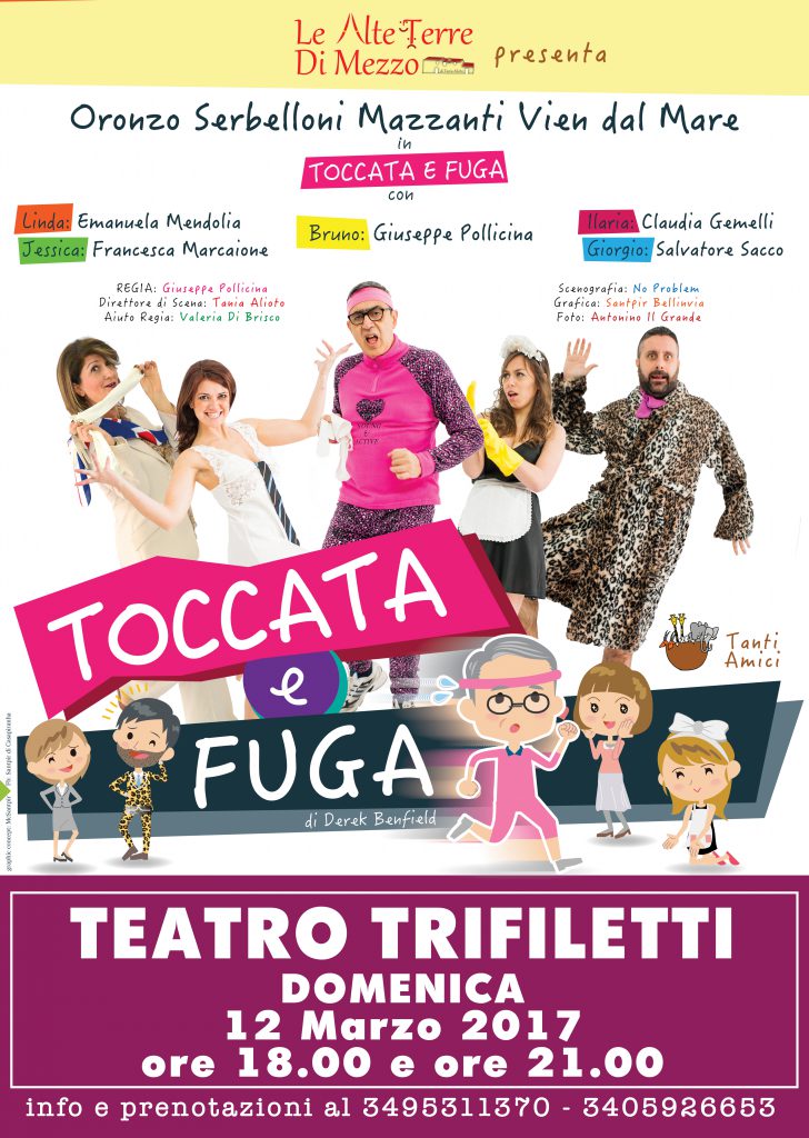 TEATRO – Al Trifiletti di Milazzo “Toccata e fuga”