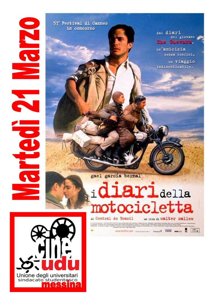 UDU&CINEFORUM – Martedì a tema Che Guevara con “I diari della motocicletta”!