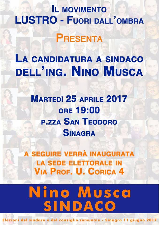 SINAGRA – Il 25 aprile… il giorno di Nino Musca