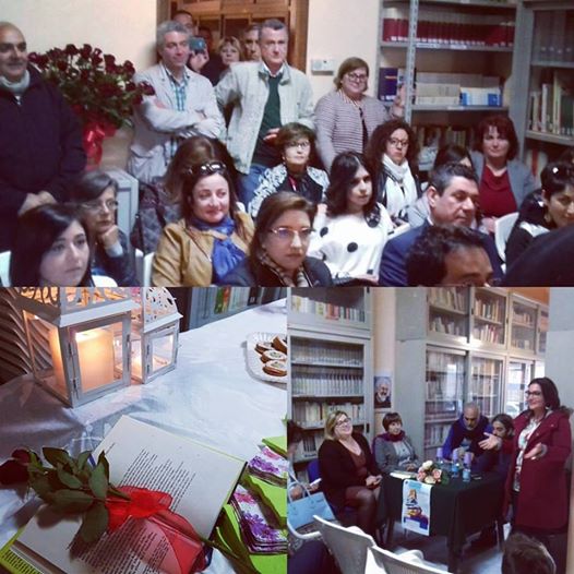 FEDERICO MIRAGLIOTTA – Testimonial alla “Giornata del Libro” nella Biblioteca Comunale di Brolo