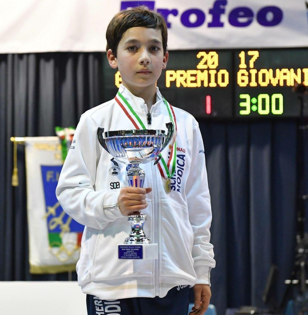 FEDSCHERMA – A Riccione Emanuele Orlando e’ argento nel fioretto maschile