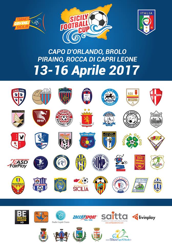 CAPO D’ORLANDO – Al via la prima edizione del Torneo Internazionale “Sicily Football Cup”