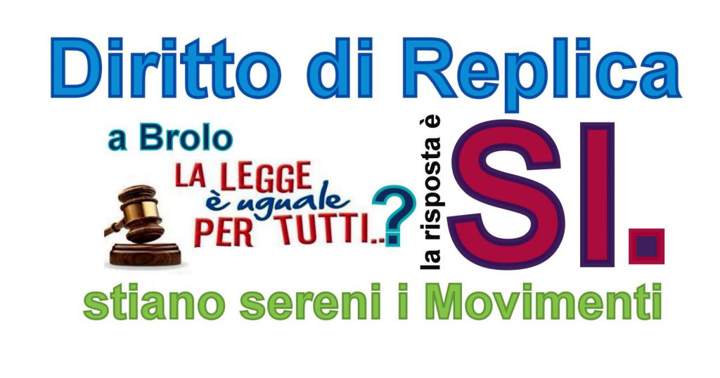 DIRITTO DI REPLICA – Gaetano Scaffidi, il vicesindaco brolese, replica al Movimento “Cambia-Menti a 360° per Brolo”