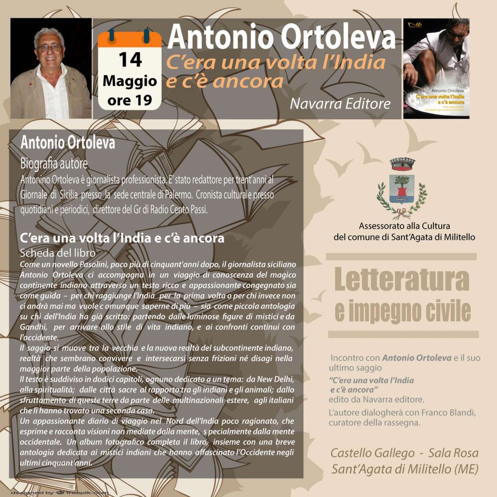 SANT’AGATA DI MILITELLO – Al via la rassegna ‘Letteratura e Impegno Civile’
