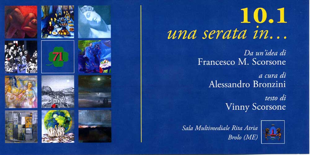 ARTE – Brolo domenica l’inaugurazione della mostra collettiva “10.1 una serata in …”