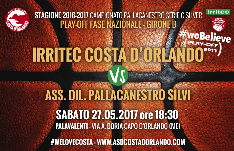 IRRITEC COSTA D’ORLANDO – Pallacanestro Silvi è la prossima avversaria Costa